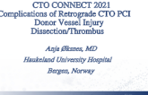 Complications of Retrograde CTO PCIDonor Vessel InjuryDissection/Thrombus