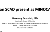 Can SCAD present as MINOCA?