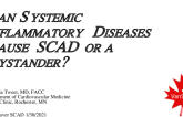 Can Systemic Inflammatory Diseases Cause SCAD or a Bystander? 