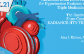 Ultrasound Renal Denervation for Hypertension Resistant to a Triple Medication Pill: The Randomized Sham Controlled RADIANCE-HTN TRIO Trial
