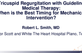 Tricuspid Regurgitation With Guideline Medical Therapy: When Is the Best Timing for Mechanical Intervention?
