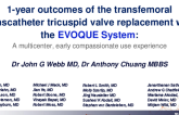 Transfemoral Transcatheter Tricuspid Valve Replacement With the EVOQUE System for Severe Tricuspid Regurgitation: A Multicenter, First-in-Human 1-Year Observation