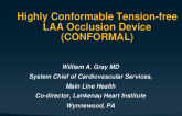 Highly Conformable Tension-Free LAA Occlusion Device (CONFORMAL)