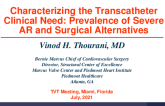 Characterizing the Transcatheter Clinical Need: Prevalence of Severe AR and Surgical Alternatives