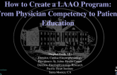 How to Create an LAAO Program: From Physician Competency to Patient Education