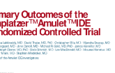 Primary Outcomes of the Amplatzer Amulet IDE Randomized Controlled Trial
