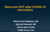 TCT 681: Recurrent DVT After COVID-19 Vaccination 