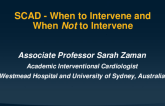 Case-Based Presentation 1: SCAD – When to Intervene and When Not to Intervene