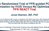 FFR REACT: A Randomized Trial of FFR-Guided PCI Optimization by IVUS Versus No Optimization