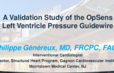 A Validation Study of the OpSens LV Pressure Guidewire