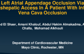 TCT 563: Left Atrial Appendage Occlusion via Transhepatic Access in a Patient With Inferior Vena Cava Occlusion
