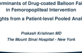 Determinants of Drug-coated Balloon Failure in Femoropopliteal Intervention. Insights From a Patient-level Pooled Analysis
