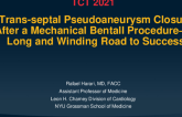 TCT 619: Trans-septal Pseudoaneurysm Closure After a Mechanical Bentall Procedure—A Long and Winding Road to Success