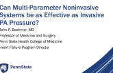 Can Multi-Parameter Noninvasive Systems be as Effective as Invasive PA Pressure?