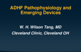 ADHF Pathophysiology and Emerging Devices (DRIIPPS)