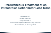 TCT 552: Use of the Penumbra Lightning CAT-12 System in the Evaluation of an Intracardiac Defibrillator Lead Mass  
