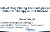Role of Drug Eluting Technologies as Definitive Therapy