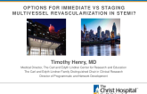 Options for Immediate vs Staging Multivessel Revascularization in STEMI