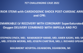 TCT 517: Anterior STEMI With Cardiogenic Shock Post-cardiac Arrest and CPR: Remarkable LV Recovery With Coronary SuperSaturated Oxygen Delivery Combined With Impella and PCI