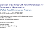 The SPYRAL Clinical Trials Program (Radiofrequency Renal Denervation): Clinical Trials Status Update