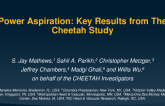 Power Aspiration: Key Results from The Cheetah Study