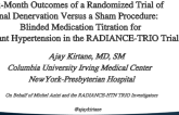 RADIANCE-HTN: Six-Month Outcomes of a Randomized Trial of Renal Denervation Versus a Sham Procedure for Resistant Hypertension – Impact of Treatment-Blinded Medication Titration