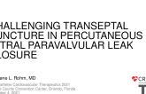 TCT 573: Challenging Transseptal Puncture for Percutaneous Mitral Paravalvular Leak Closure