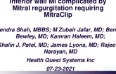 TCT 640: Inferior Wall Myocardial Infarction Complicated By Mitral Regurgitation Requiring Mitraclip