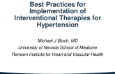 Best Practices for the Future Implementation of Interventional Therapies for Hypertension