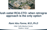 TCT 547: Flush Ostial RCA-CTO: When Retrograde Approach Is The Only Option