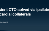 TCT 671: In-stent CTO solved via ipsilateral epicardial collaterals