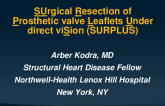 TCT 528: Surgical Resection of Prosthetic Valve Leaflets Under Direct Vision with Valve-in-Valve TAVR (SURPLUS ViV)