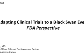 Adapting Clinical Trials to a Black Swan Event, from the FDA Perspective
