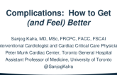 Critical Appraisal of Complications: How to Get (and Allow Yourself to Feel) Better