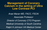 Addressing Calcium in ultralow contrast PCI-achieving safety and efficacy
