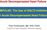 EMPULSE:  The Use of SGLT2 Inhibitors in Acute Decompensated Heart Failure