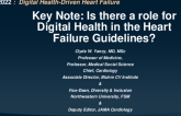 Keynote: Is There a Role for Digital Health in the Heart Failure Guidelines