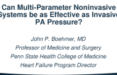 Can Multi-Parameter Noninvasive Systems Be as Effective as Invasive PA Pressure?