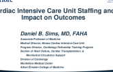 Cardiac Intensive Care Staffing and Impact On Outcomes