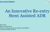 An Innovative Reentry - Stent Assisted ADR