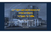 32nd Annual Cardiovascular Interventions Scripps, La Jolla