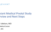 Alleviant Medical Pivotal Study Overview and Next Steps