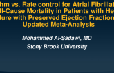 The Effect of Rhythm vs. Rate Control for Atrial Fibrillation on Mortality and Hospitalization in Patients With Heart Failure With Preserved Ejection Fraction: Updated Meta-Analysis