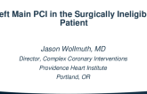 The Challenge of the Surgically Ineligible: Left Main PCI with Reduced EF – A Case from PROTECT IV RCT