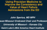 Using Precision Medicine in the ED to Triage Patients With Heart Failure Exacerbations