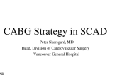CABG Strategy in SCAD