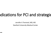 Indications for PCI and Strategies
