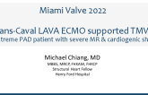 Trans-Caval LAVA ECMO supported TMVR in extreme PAD patient with severe MR & cardiogenic shock