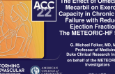 The Effect Of Omecamtiv Mecarbil On Exercise Tolerance In Patients With Chronic Heart Failure And Reduced Ejection Fraction: METEORIC-HF