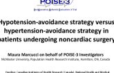 The Effects Of A Hypotension-avoidance Strategy Versus A Hypertension-avoidance Strategy In Patients Undergoing Noncardiac Surgery